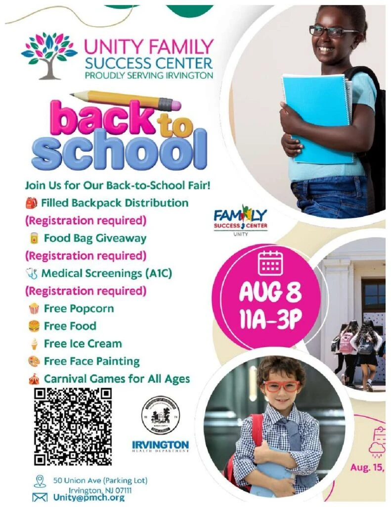 BACK TO SCHOOL EVENT REGISTRATION REQUIRED AUGUST 8, 2026